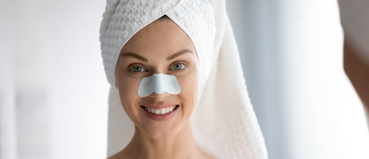 Маска для носа от черных точек